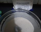 A picture of step 1 of Kuttu ke chilla.