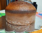 A picture of step 3 of Eggless Malai Cake.