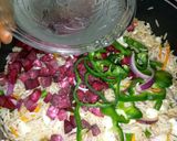 A picture of step 7 of Arabian fried rice.