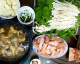 Hình bước làm 1 của món Lẩu gà