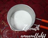 A picture of step 1 of Coconut Milk and Orange Panna Cotta.