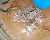 A picture of step 2 of Nutty Chocolate love.