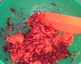 A picture of step 2 of Baked Beetroot & Carrot tikki.