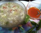 A picture of step 6 of Hot and sour soup.