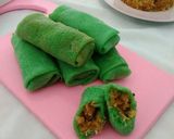 Foto langkah ke 5 dari resep Dadar gulung isi kelapa.
