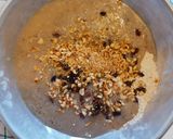 รูปขั้นตอนการทำที่ 3 ของ ขนมปังกล้วยลูกเกดถั่ว (Banana Bread with raisins and Hazelnut)​