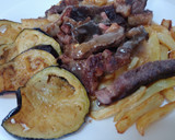 Foto del paso 9 de la receta: Entrecot amb salsa verduras i bacon amb uberguines