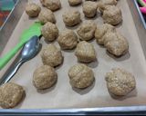 Foto langkah ke 6 dari resep Anabolic Oat Crusted Pandan Mooncake |High Protein, Low Calorie, Sugar & Gluten Free.