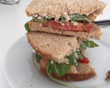 Foto del paso 4 de la receta: Hamburguesa de pollo y rúcula