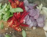 Foto langkah ke 2 dari resep Tumis pepaya muda.