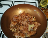 Foto del paso 3 de la receta: Fideos de arroz con bambú, pollo y soja