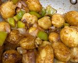 A picture of step 3 of Chilli potato.