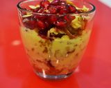 A picture of step 3 of Boondi ladoo parfait.