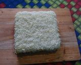 Foto langkah ke 12 dari resep Bolu Susu Lembang KW topping keju.