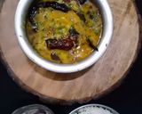 A picture of step 4 of Dhaba style dal palak.