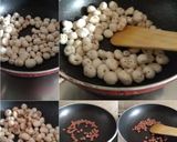 A picture of step 3 of Makhana Peanut Bhel.