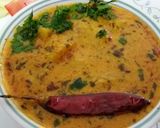 A picture of step 8 of Dahi Aloo.