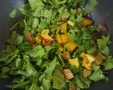 A picture of step 2 of Saag ChadChadi.