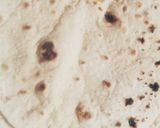 A picture of step 6 of Roti /phulka.