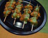 A picture of step 4 of Tandoori Soya Chap.