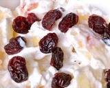 Hình bước làm 3 của món 🌱 Salat Đào & Yoghurt Vị Chatt Masala (Vegetarian)
