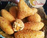 Foto langkah ke 5 dari resep Roti Goreng isi ayam sayur (porsi kecil).