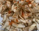A picture of step 1 of No-waste potato skin crisps.