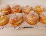Pas rețetă Eclere și choux a la creme cu cremă de vanilie 5 fotografie
