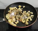 A picture of step 3 of Bihari Samosha.