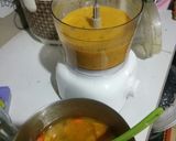 Foto langkah ke 4 dari resep Pumkin soup with garlic bread /sup labu kuning dan roti garlic.