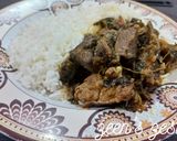 A picture of step 3 of Maat Ambada Kaleji Gosht.