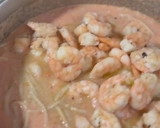 Foto del paso 5 de la receta: *ESPAGUETI CREMOSO DE CAMARONES CON SALSA DE JITOMATE*