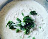 A picture of step 1 of Horsegram palak dosa roll.