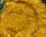 Foto del paso 2 de la receta: Pizza de calabaza y harina de garbanzo 🎃