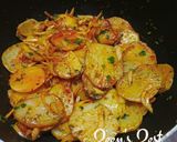 A picture of step 2 of Aloo Ki Katliyan.