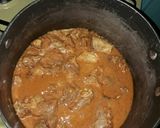 A picture of step 5 of Part 2 beef biryani.