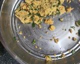 A picture of step 2 of Makka methi parantha.