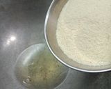 A picture of step 1 of Suji and Besan Barfi.