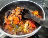 A picture of step 4 of Pasta al Nero di Seppia.
