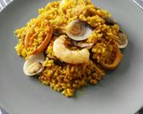 Foto del paso 14 de la receta Arroz con setas y marisco