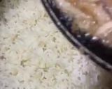 A picture of step 2 of Bagharey Rice ~ serve with butter.