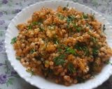 A picture of step 6 of Spicy red chilli powder sabudana khichadi.
