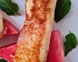 Foto del paso 4 de la receta: Halloumi, el queso chipriota, grillado, con sandía y menta 🧀🍉🌱 🫒 recorriendo la isla de Chipre 🇨🇾