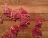 Juhtúrós carbonara spagetti pirított dióval recept fázis 2 fotója