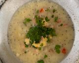 A picture of step 4 of Veg upma.