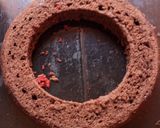 A picture of step 14 of Chocolate and red velvet checker board cake.
