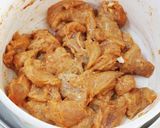 A picture of step 1 of Chilli Chicken.