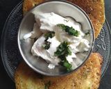 A picture of step 6 of Rice chilla.