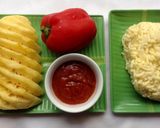 Hình bước làm 3 của món Pizza-mini (phiên bản bánh mì)