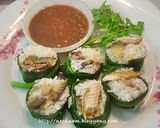 รูปขั้นตอนการทำที่ 4 ของ ข้าวปั้นน้ำพริกปลาทู